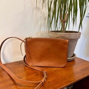Madewell Brown Leather Crossbody Bag, NWT
